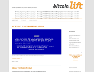 bitcoin.lift-institute.com screenshot