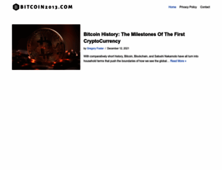 bitcoin2013.com screenshot