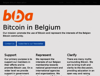 bitcoinassociation.be screenshot