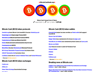 bitcoincashcoloredcoins.com screenshot
