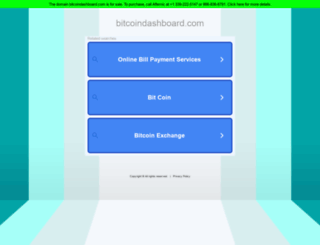 bitcoindashboard.com screenshot