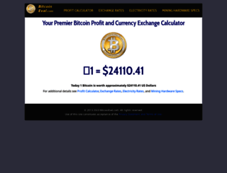 bitcoineval.com screenshot