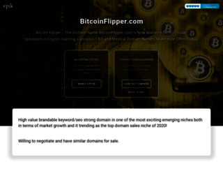 bitcoinflipper.com screenshot