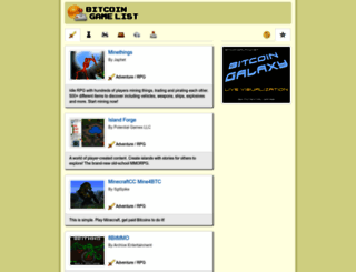 bitcoingamelist.com screenshot
