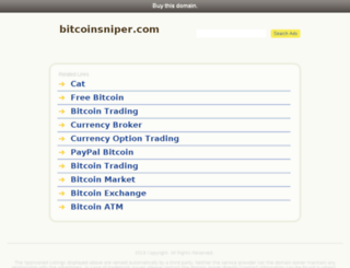bitcoinsniper.com screenshot