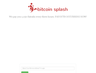 bitcoinsplash.com screenshot