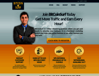 bitcoinsurf.org screenshot
