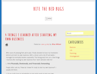 bitethebedbugs.com screenshot