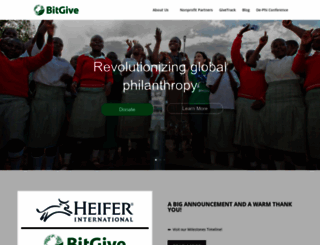 bitgivefoundation.org screenshot