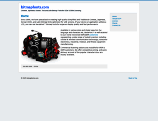 bitmapfonts.com screenshot