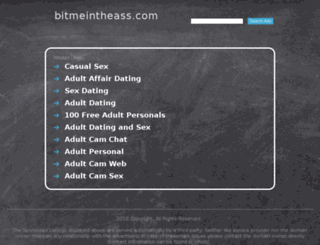 bitmeintheass.com screenshot