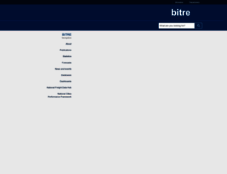 bitre.gov.au screenshot