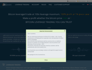 bitseven.com screenshot