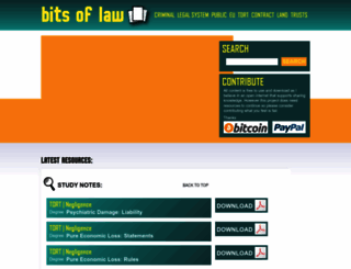 bitsoflaw.org screenshot