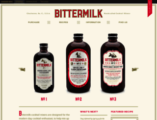 bittermilk.com screenshot