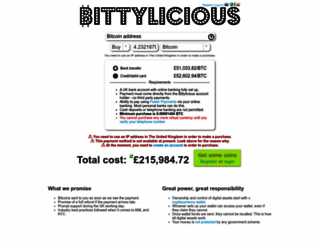 bittylicious.com screenshot