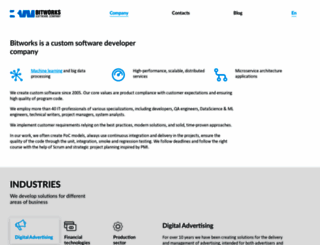 bitworks-software.com screenshot