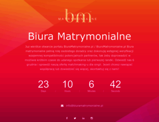 biuramatrymonialne.pl screenshot