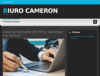 biurorachunkowecameron.pl screenshot