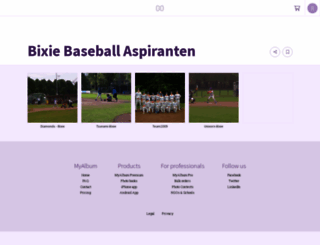 bixieaspiranten.mijnalbums.nl screenshot