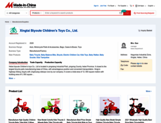 biyoutebicycle.en.made-in-china.com screenshot
