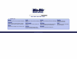 biz-dir.co.uk screenshot