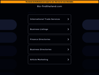 biz-findthailand.com screenshot