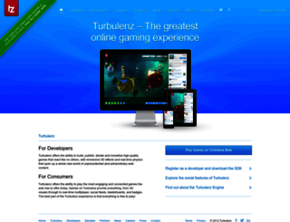 biz.turbulenz.com screenshot