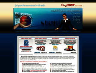 biz2hostsolutions.com screenshot