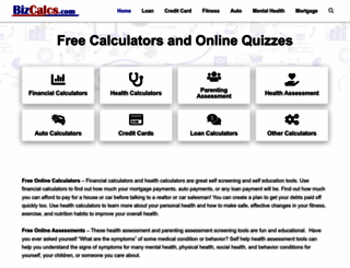 bizcalcs.com screenshot