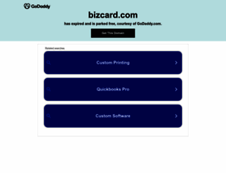 bizcard.com screenshot