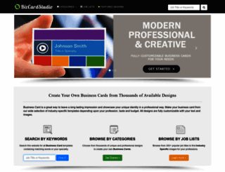 bizcardstudio.com screenshot