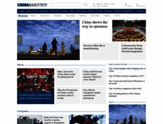 bizchina.chinadaily.com.cn screenshot