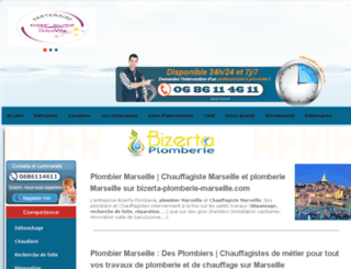 bizerta-plomberie-marseille.com screenshot