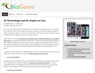 bizgene.com screenshot