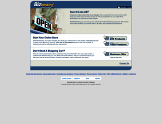 bizhosting.com screenshot