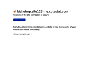 bizhutmp.site123.me.cutestat.com screenshot