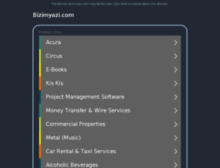 bizimyazi.com screenshot