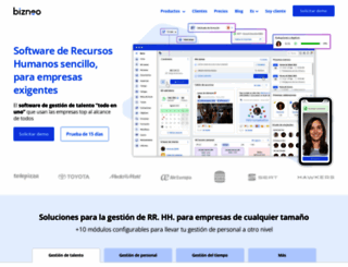 bizneo.com screenshot