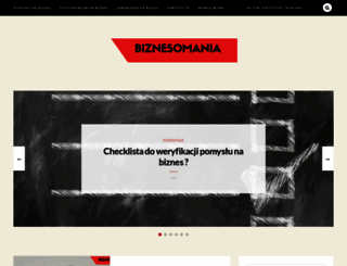 biznesomania.com.pl screenshot