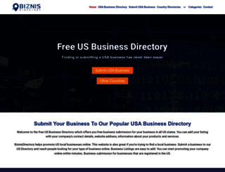 biznisdirectory.com screenshot