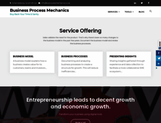 bizprocessmechanics.co.za screenshot