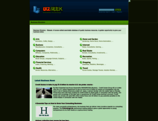 bizseek.org screenshot