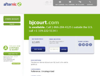 bjcourt.com screenshot