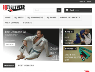 bjjfightwear.com.au screenshot