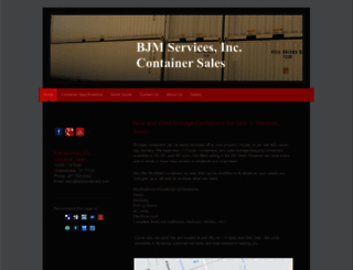 bjmcontainers.com screenshot