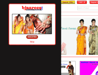 bjsarees.com screenshot