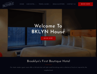 bklynhousehotel.com screenshot