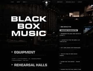 black-box-music.de screenshot