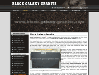 black-galaxy-granite.com screenshot